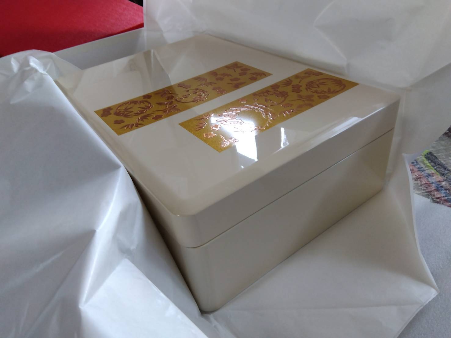 メモリートークとラブレターBOXの贈呈