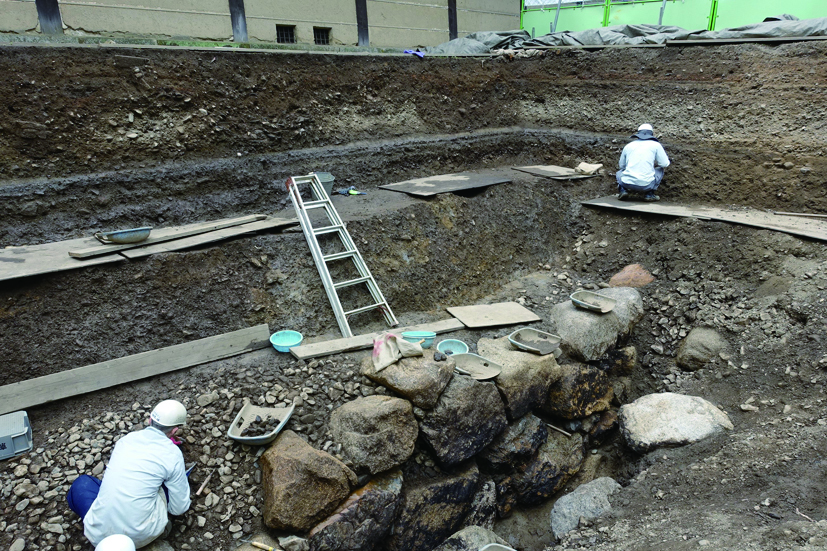 33 京都新城石垣発掘(2020年)